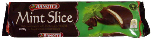 Arnotts Chocolate Mint Slice