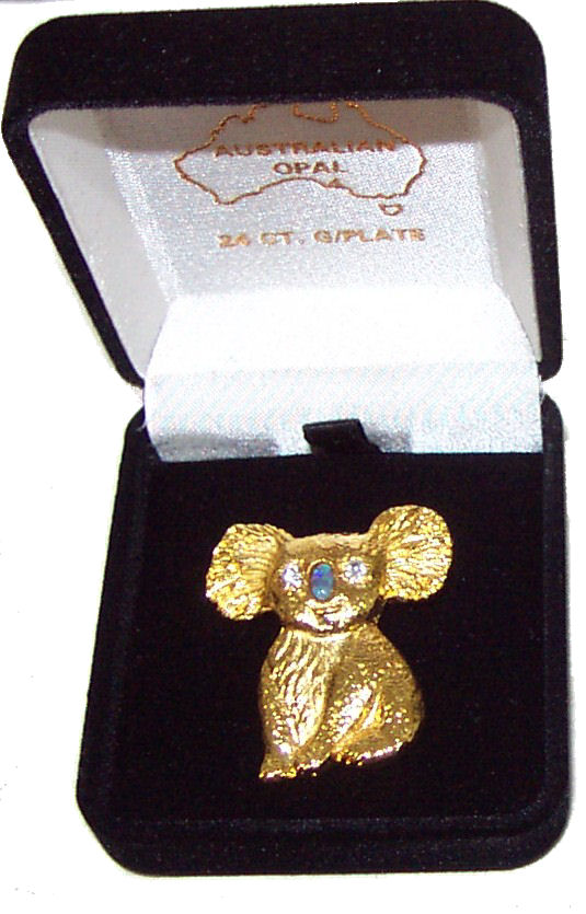 Brooch Koala Opal