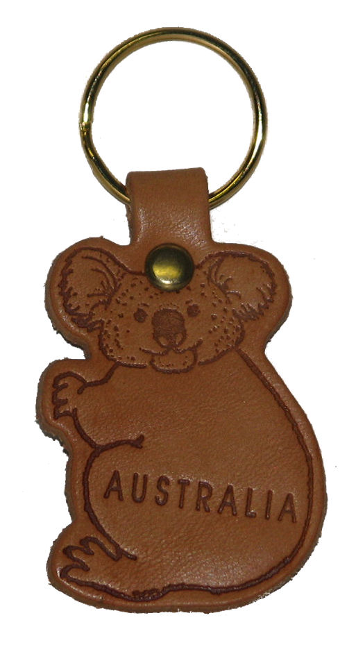 Key Ring - Leather Koala