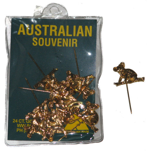 Pins - Gold Koala (Pack of 10)
