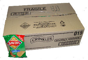 Box: Smiths Potato Crisps Chicken (36x45g Pkts)