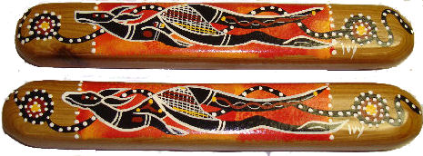 Clapping Sticks - Hand Painted