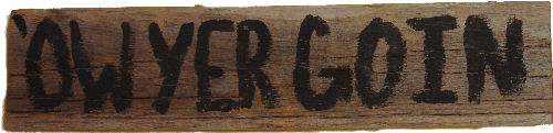 Wooden Sign - Owyergoin