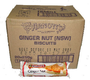 Box: Arnotts Ginger Nut 20x250g