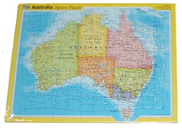 Jigsaw Puzzle - Australia Map