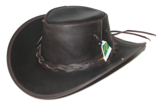 Boundary Rider Leather Hat - Brown