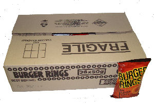 Box: Burger Rings (36x45g Pkts)