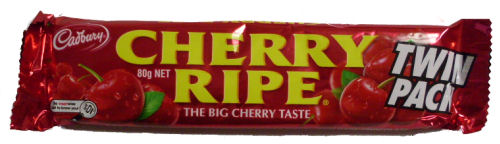 Cadbury Cherry Ripe Bar Twinpack 80g