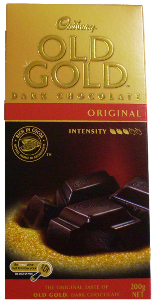 Cadbury Old Gold Dark Chocolate 200g