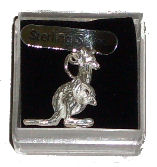 Sterling Silver Charm: Kangaroo
