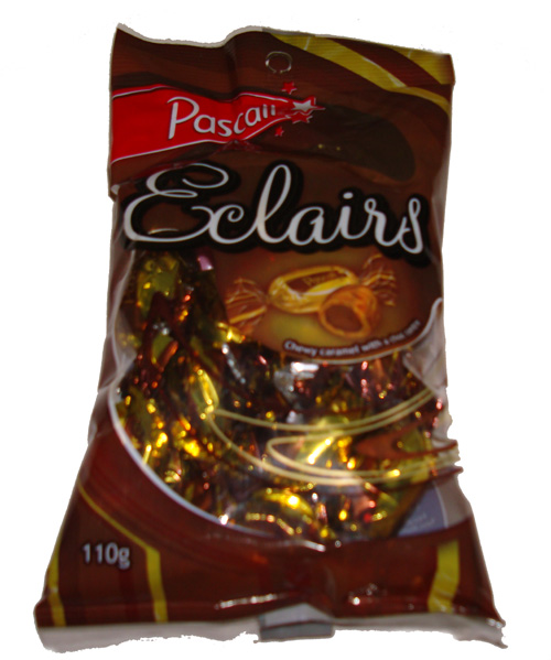 Pascall Chocolate Eclairs 3oz (110g) Pkt