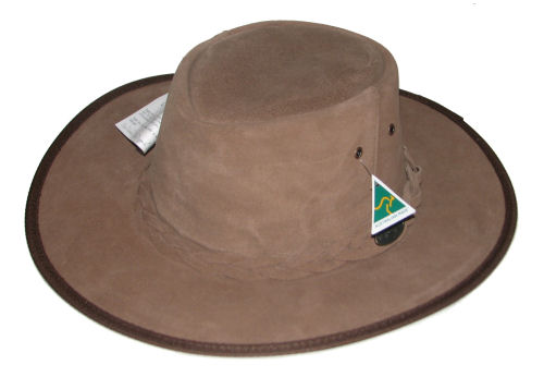 Explorer Leather Hat: Olive