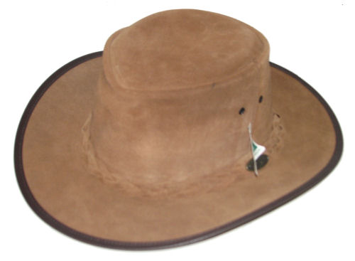 Explorer Leather Hat: Tan