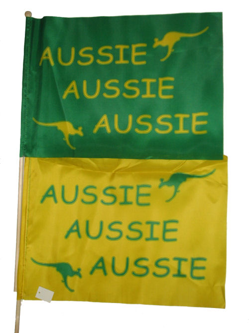 Aussie Aussie Aussie Flags for Car Doors (12x18inches)
