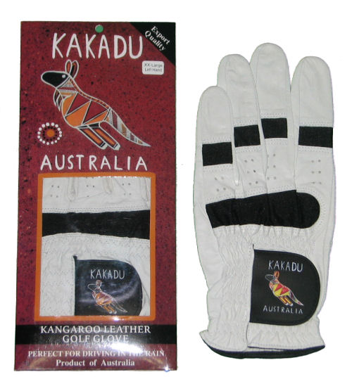 Golf Glove - Kangaroo Leather (White)