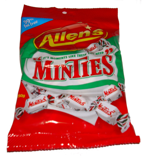 Box: Allens Minties 150g