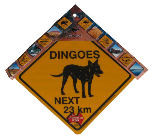 Small Road Sign - Dingo