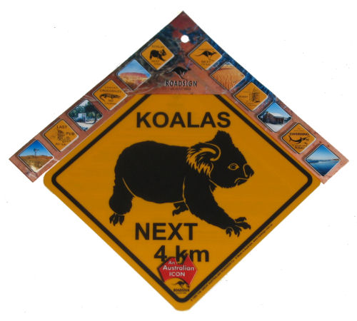 Small Road Sign - Koala