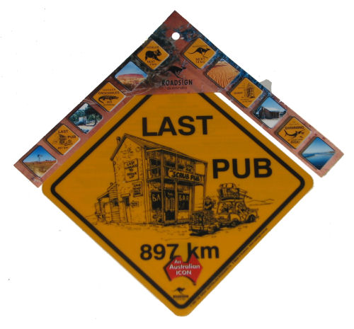 Small Road Sign - Last Pub