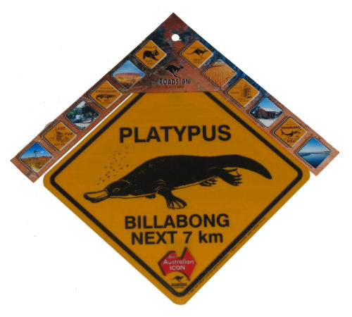 Small Road Sign - Platypus