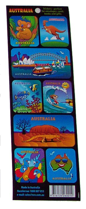 Stickers: 8 Scenes of Australia