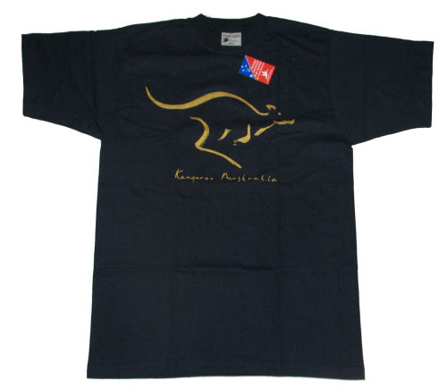 T-Shirt Gold Kangaroo